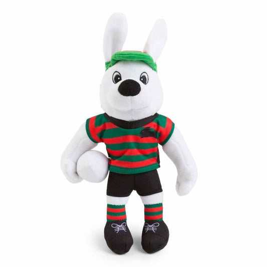 NRL Soft Plush Mascot Toy - South Sydney Rabbitohs - Team Mascot - 27cm