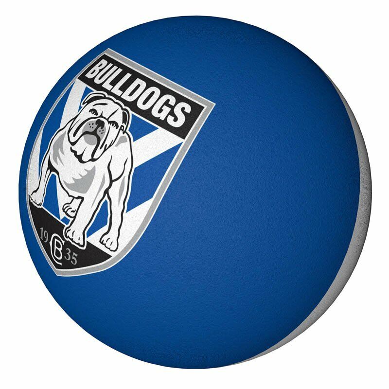 NRL Rubber High Bounce Hand Ball - Canterbury Bulldogs - Single - 6cm