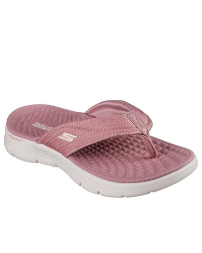 SKECHERS Go Walk Flex Sandal Shoe - Impress - Mauve - Womens