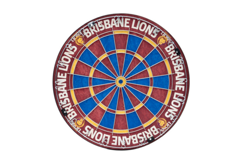 AFL Competition Size Dart Board - Brisbane Lions - Dartboard