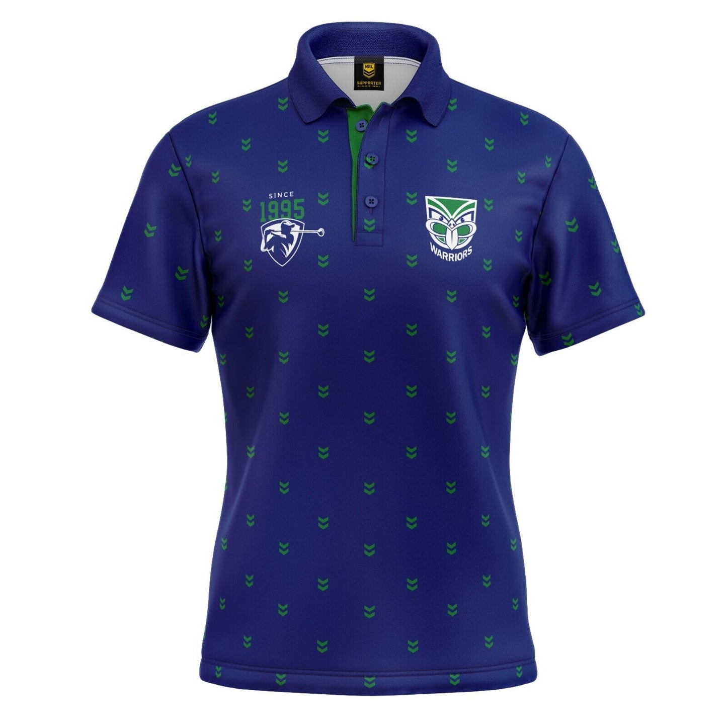 NRL 'Mulligan' Golf Polo - New Zealand Warriors - Adult - Mens - Polo