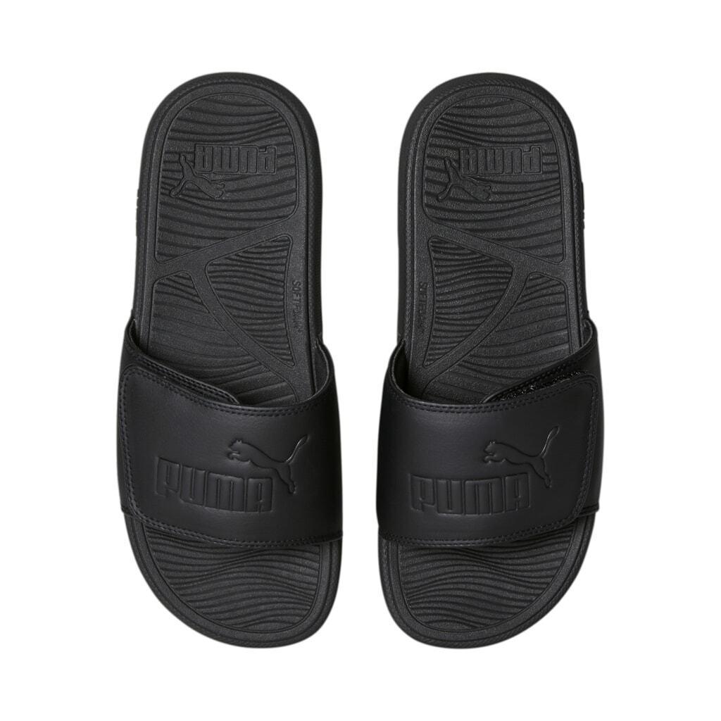 PUMA Cool Cat 2.0 V Slides - Black/Black - Shoe - Sandal - Mens