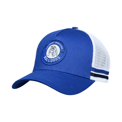 NRL Stripe Trucker Cap - Canterbury Bulldogs - Hat - Adult - One Size