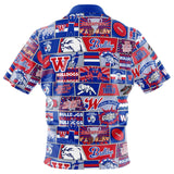 AFL Fanatics Button Up Polo Shirt - Western Bulldogs - Aussie Rules