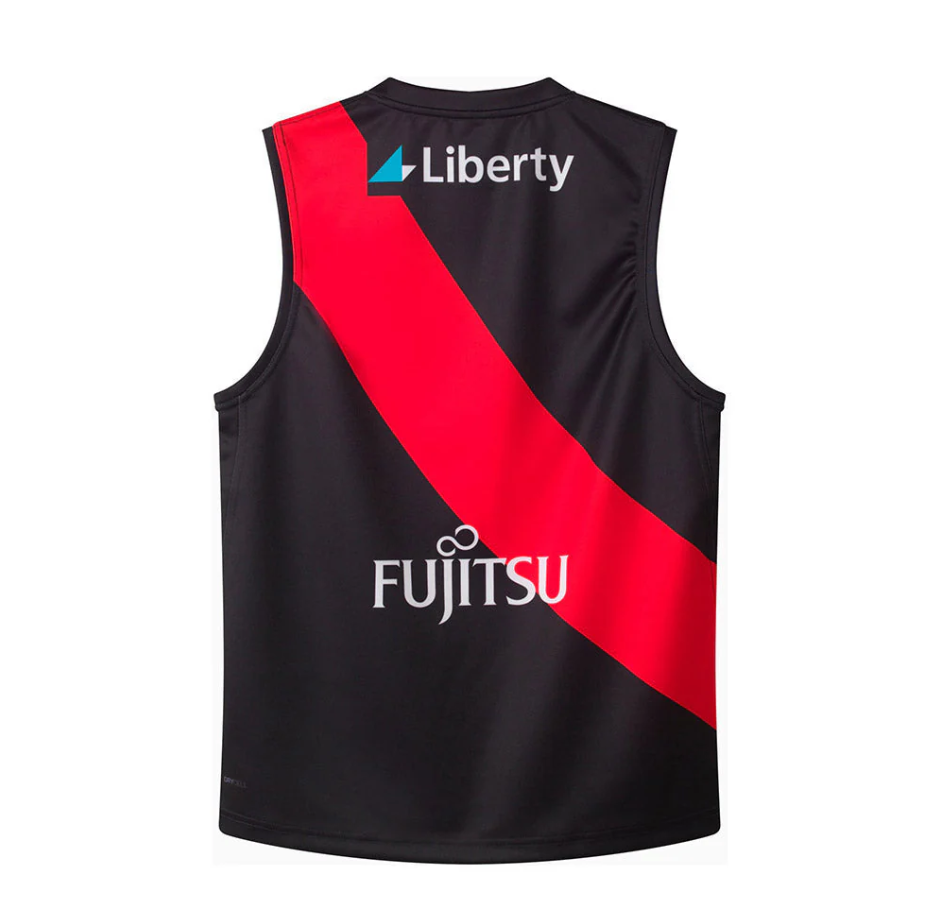 AFL 2025 Home Guernsey - Essendon Bombers - Youth - Kids