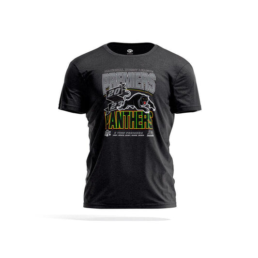 NRL 2023 PREMIERS TEE SHIRT - PENRITH PANTHERS