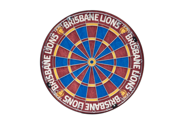 AFL Competition Size Dart Board - Brisbane Lions - Dartboard