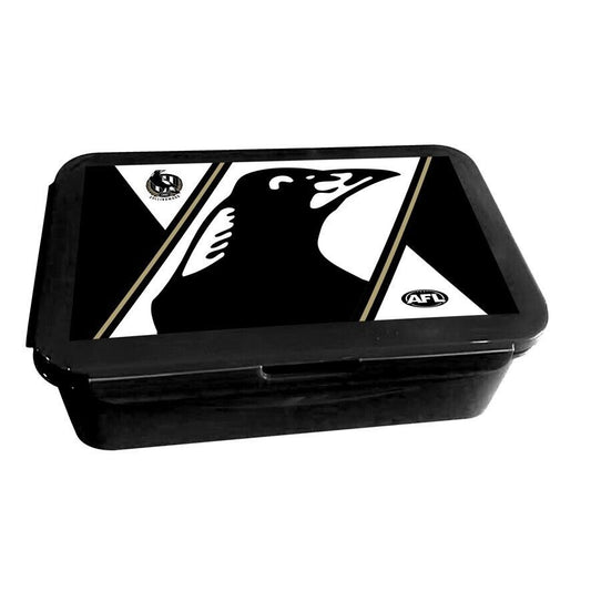 AFL Bento Lunch Box - Collingwood Magpies - 14cm x 20.1cm x 7.1cm