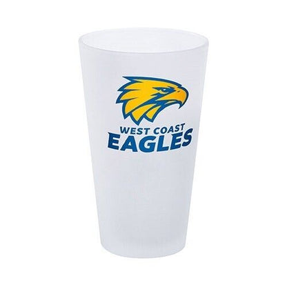 AFL Frosted Conical Glass - West Coast Eagles - 500ml - Single