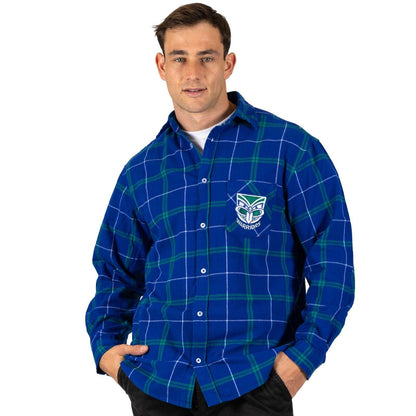 NRL 'Mustang' Flannel Polo - New Zealand Warriors - Flanno Shirt