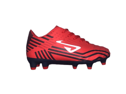 NOMIS Prodigy FG Football Boots - Red/Navy/White - Youth - Kids