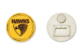 AFL Bottle Opener Magnet - Hawthorn Hawks - Aussie Rules