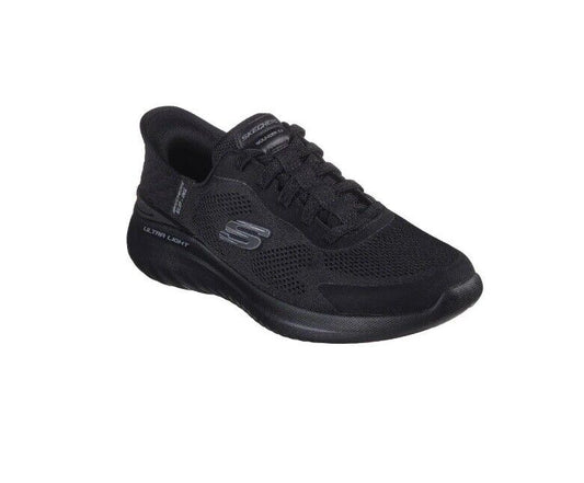 SKECHERS Slip-Ins Bounder 2.0 Shoe - EMERGED -  Black/Black - Mens