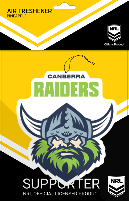 NRL Car Air Freshener - Canberra Raiders - Rugby League