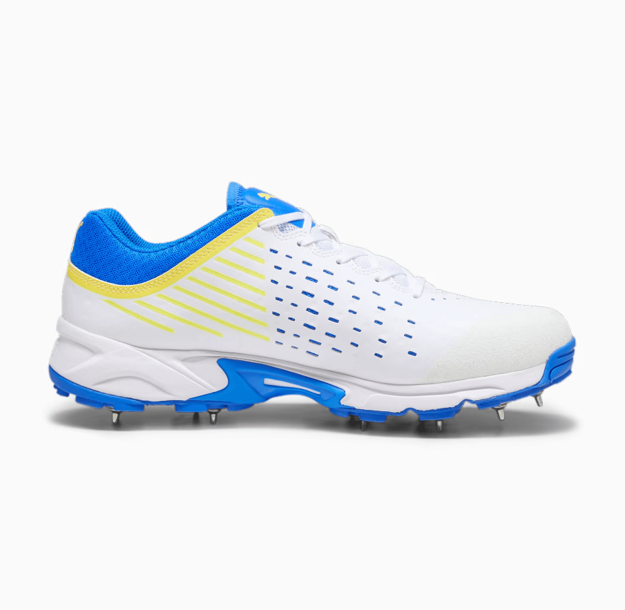 Puma Spike 22.1 Cricket Shoe - White/Ultra Blue -  Adult - Mens