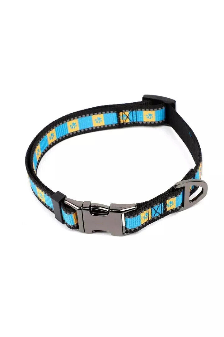 NRL Adjustable Dog Collar - Gold Coast Titans - Small To Large