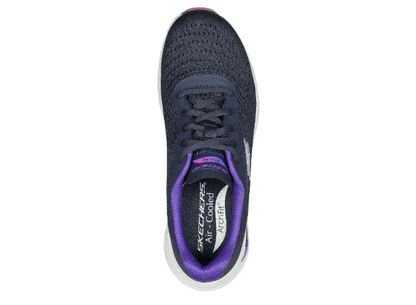 SKECHERS Arch Fit Infinity Cool Shoe - Navy/Purple - Womens