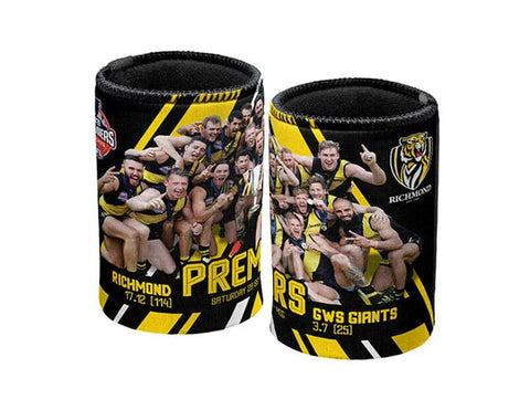 AFL 2019 Premiers Team Photo Stubby Cooler - Richmond Tigers