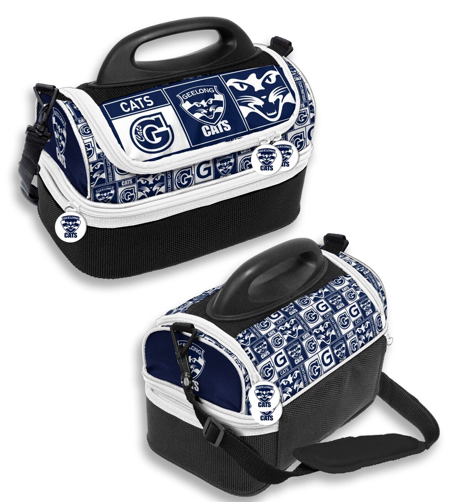 AFL Dome Lunch Cooler Bag Box - Geelong Cats - Aussie Rules Football