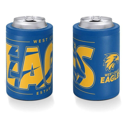 AFL Insulated Can Cooler - West Coast Eagles - Stubby Cooler - Twist Top Lid