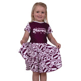 NRL Heartbreaker Dress - Queensland Maroons - QLD - Girls - Toddler - Kid