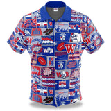 AFL Fanatics Button Up Polo Shirt - Western Bulldogs - Aussie Rules