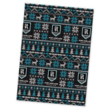 AFL Christmas Wrapping Paper - Port Adelaide Power - XMAS - 49cm X 69cm