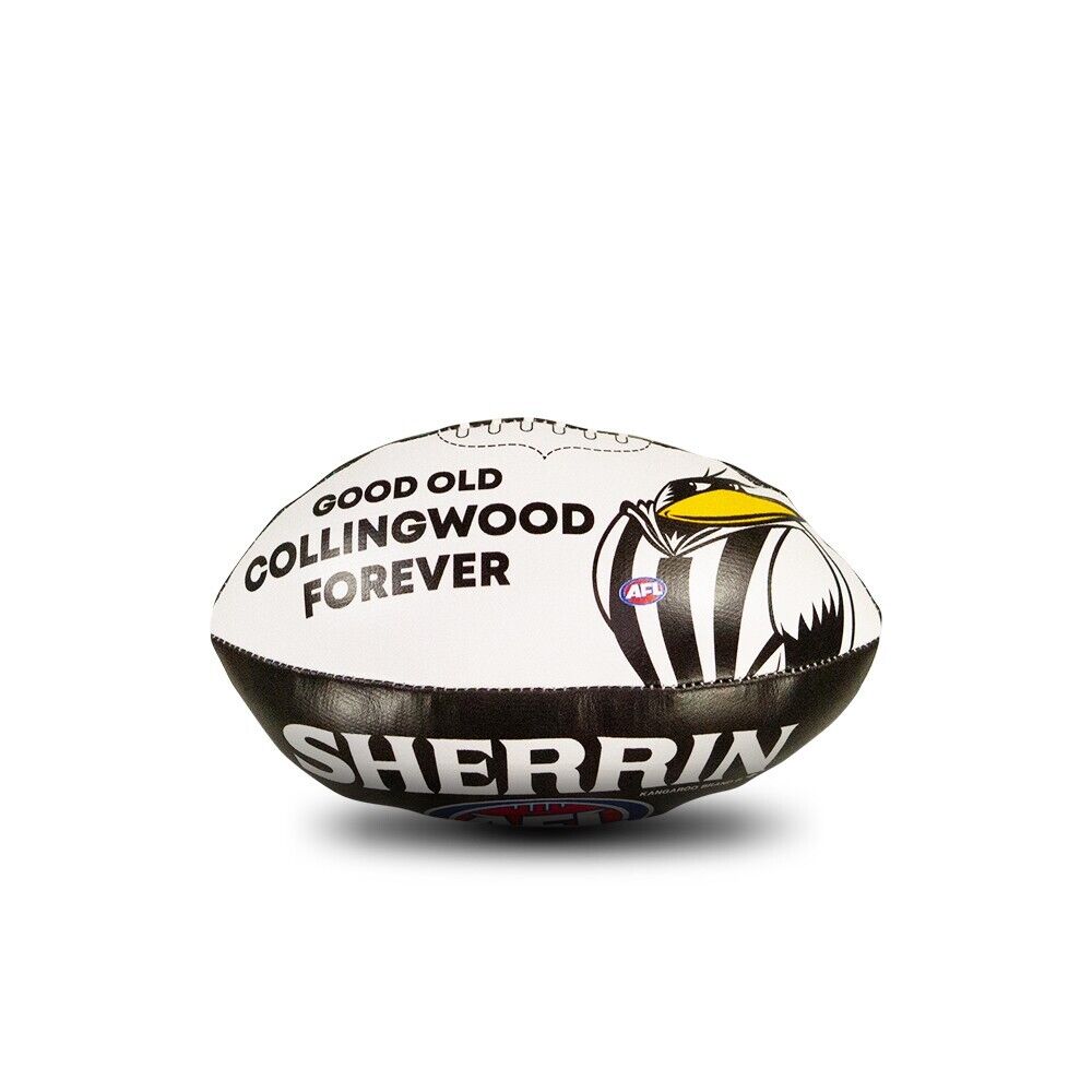 AFL Mini Supporter Sponge Football - Collingwood Magpies - Ball