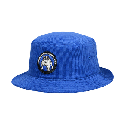 NRL Retro Corduroy Bucket Hat - Canterbury Bulldogs - Adult - One Size