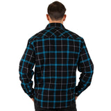 AFL 'Mustang' Flannel Polo - Port Adelaide Power - Flanno Shirt - Flannelette