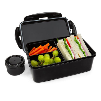 AFL Bento Lunch Box - Port Adelaide Power - 14cm x 20.1cm x 7.1cm