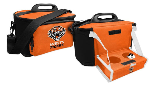 NRL Drink Cooler Bag With Tray - West Tigers - Team Logo