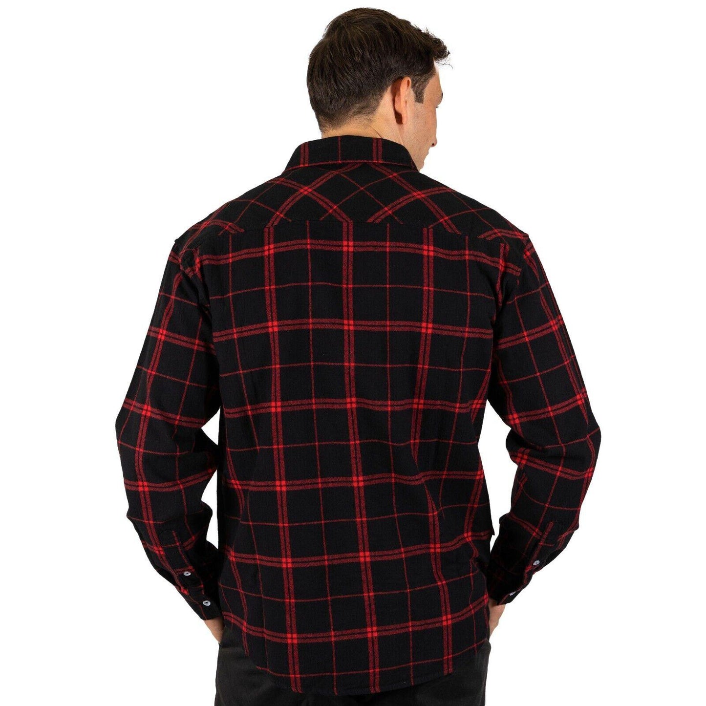 AFL 'Mustang' Flannel Polo - Essendon Bombers - Flanno Shirt - Flannelette