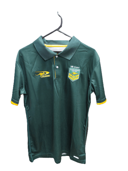 NRL 2024 Team Polo Shirt - Australian Kangaroos - MENS - CLASSIC