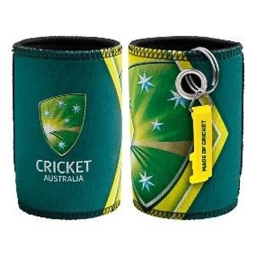 Cricket Australia Stubby Can Cooler With Opener - Drink - Rubber Base