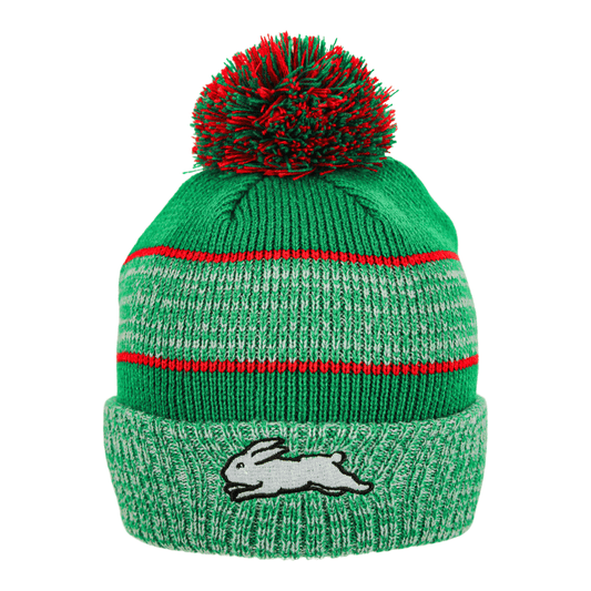 NRL Blitz Beanie - South Sydney Rabbitohs - Winter Hat - Adult - OSFM