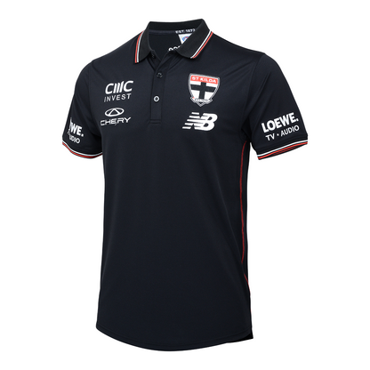 AFL 2025 Media Polo - St Kilda Saints - Adult - Mens - Shirt