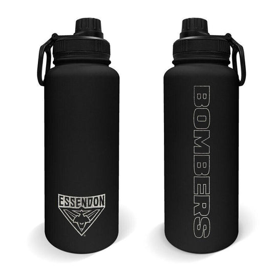 AFL Stainless Steel 960mL Drink Bottle - Essendon Bombers - Double Walled