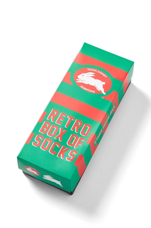 NRL Retro Box of Socks - South Sydney Rabbitohs - 5 pairs