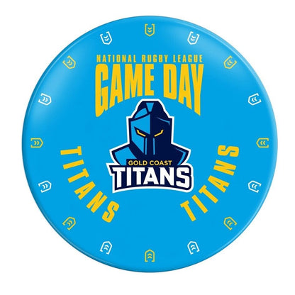 NRL Snack Plate - Gold Coast Titans - 20cm diameter - Melamine - Single