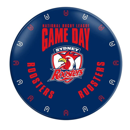 NRL Snack Plate - Sydney Roosters - 20cm diameter - Melamine - Single