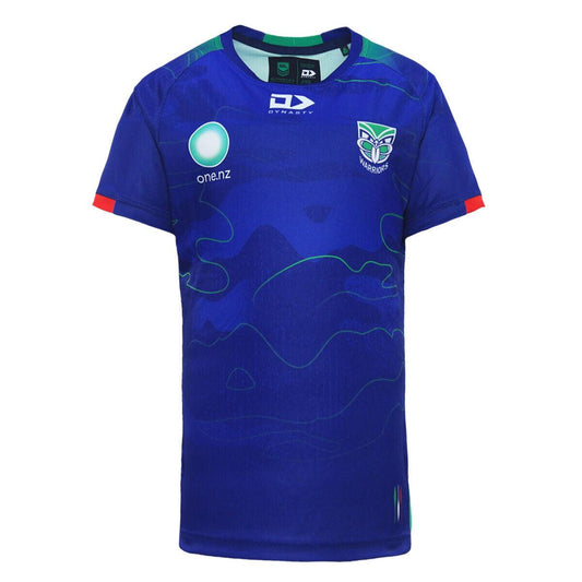 NRL 2024 Training Tee - New Zealand Warriors - Royal Blue - Youth Junior Kids