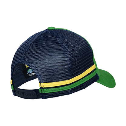 NRL Stripe Trucker  Cap - Canberra Raiders - Hat - Adult - One Size