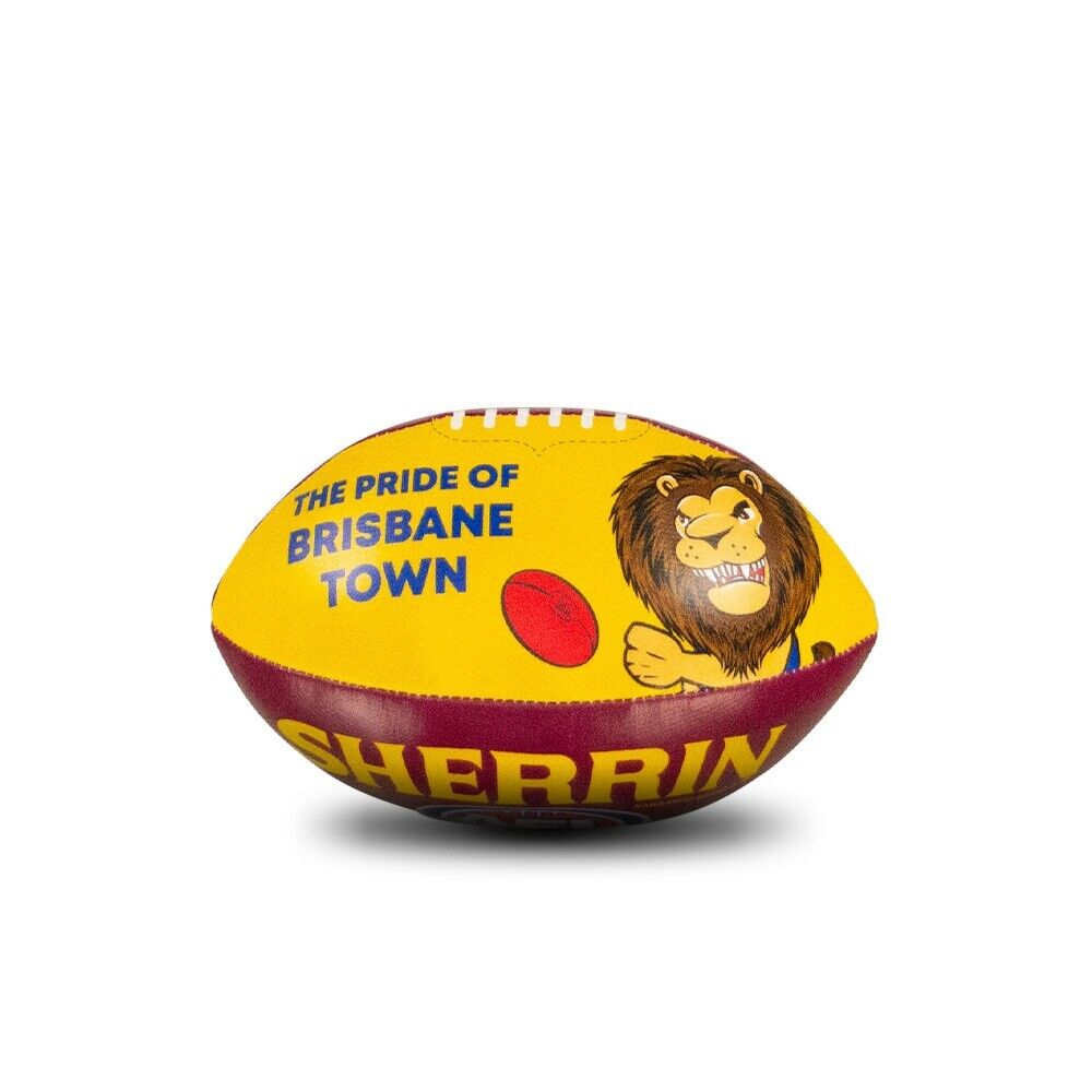 AFL Mini Supporter Sponge Football - Brisbane Lions - Ball