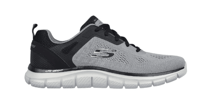 SKECHERS Track Shoe - Broader - Grey/Black - Mens