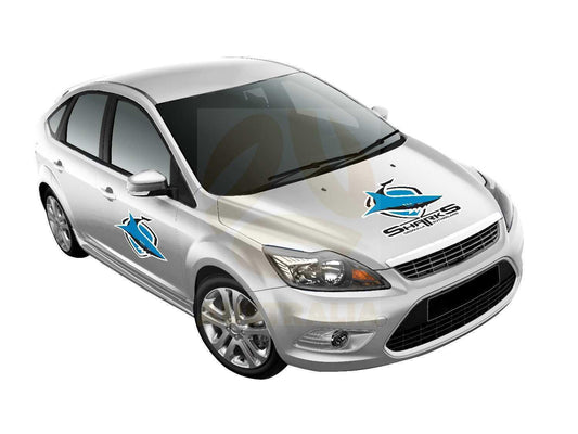 NRL Car Monster Decal - Cronulla Sharks - Sticker - Team Logo - 470mm