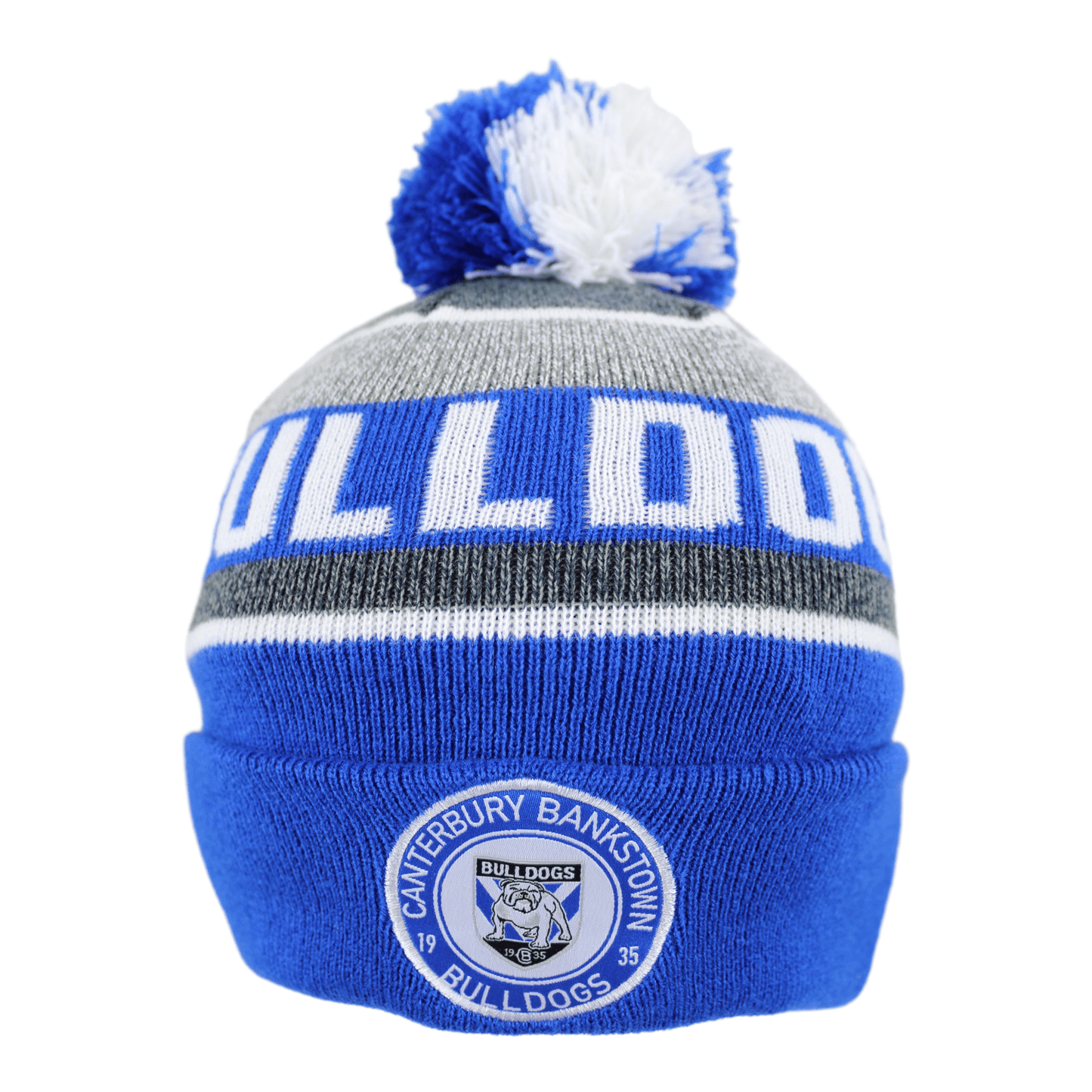 NRL Tundra Beanie - Canterbury Bulldogs - Winter Hat - Adult - OSFM