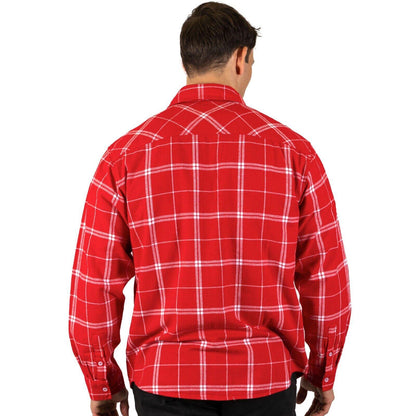 AFL 'Mustang' Flannel Polo - Sydney Swans - Flanno Shirt - Flannelette