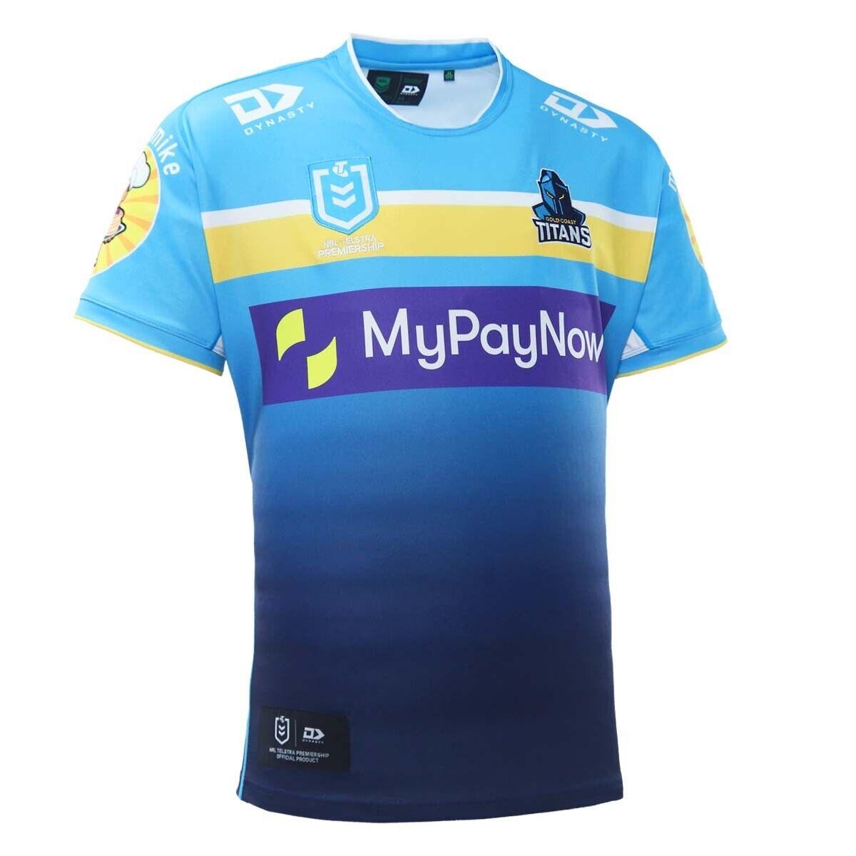 NRL 2023 Home Jersey - Gold Coast Titans - Adult - Rugby League - DYNASTY