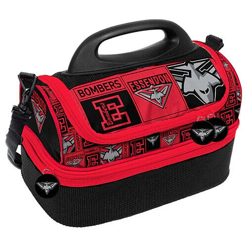 AFL Lunch Cooler Bag Box - Essendon Bombers - Aussie Rules Football